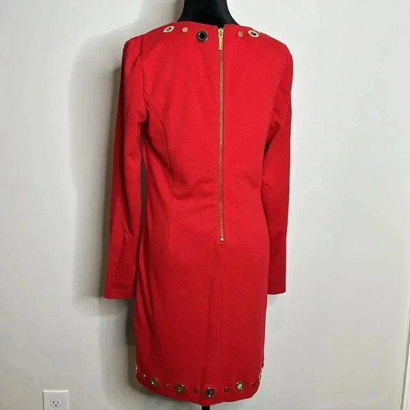 Michael Kors Red Dress with Gold Details - Picture 5 of 8